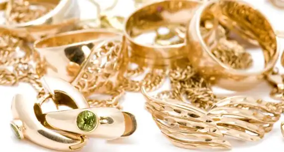 gold silver and platinum jewelry