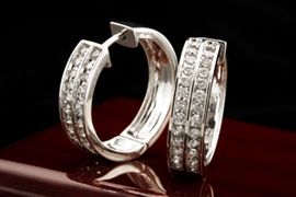 Diamond earrings